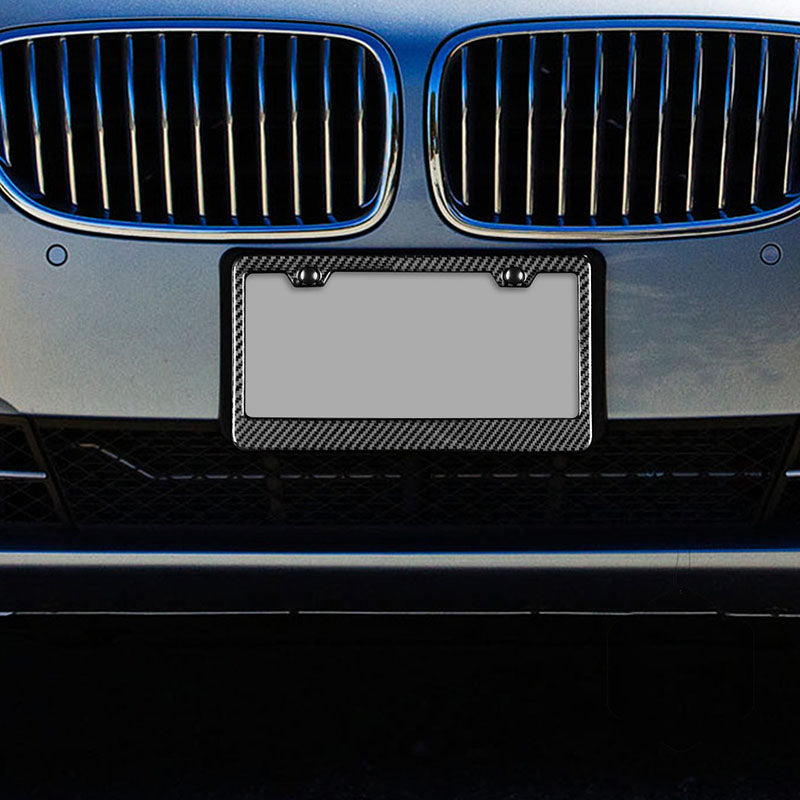 Carbon Fiber License Plate Frame for US and Canadian Vehicles