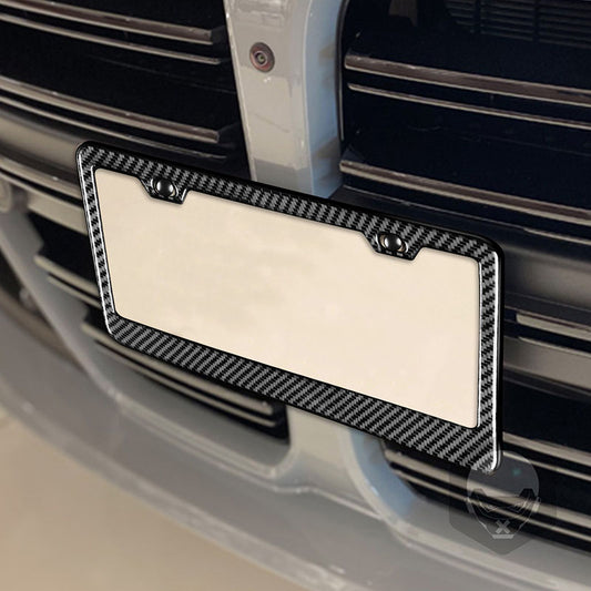 Carbon Fiber License Plate Frame for US and Canadian Vehicles