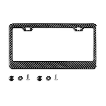 Carbon Fiber License Plate Frame for US and Canadian Vehicles