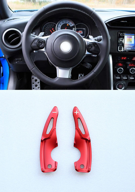 Aluminum Red Paddle Shift Extensions for 2017-2019 Sport Coupes