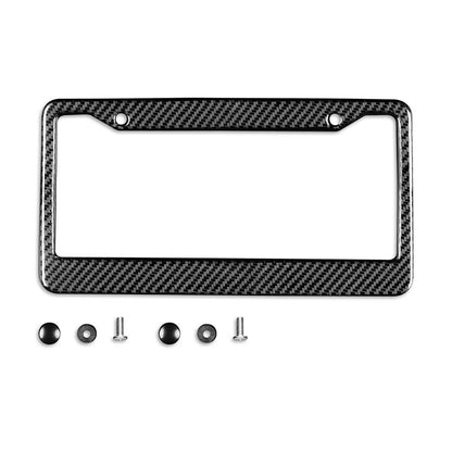 Carbon Fiber License Plate Frame for US and Canadian Vehicles