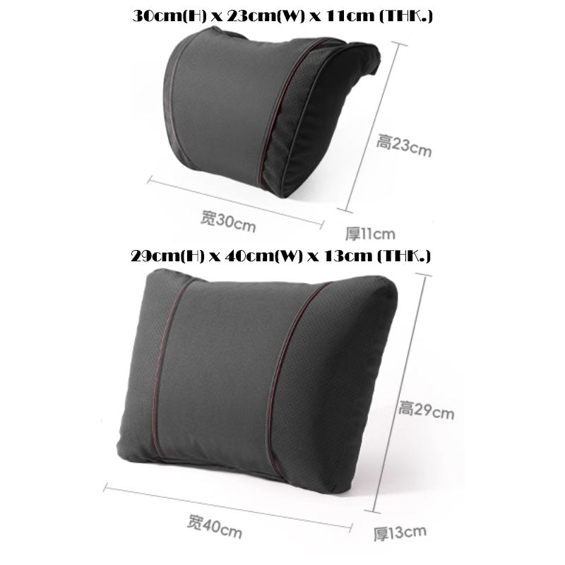 Car Neck Pillow and Lumbar Support Cushion for Ultimate Comfort