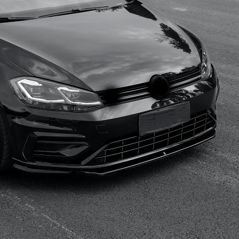 Custom Front Spoiler Lip Decorative Piece for Golf 7.5 R/R-Line/GTI Models