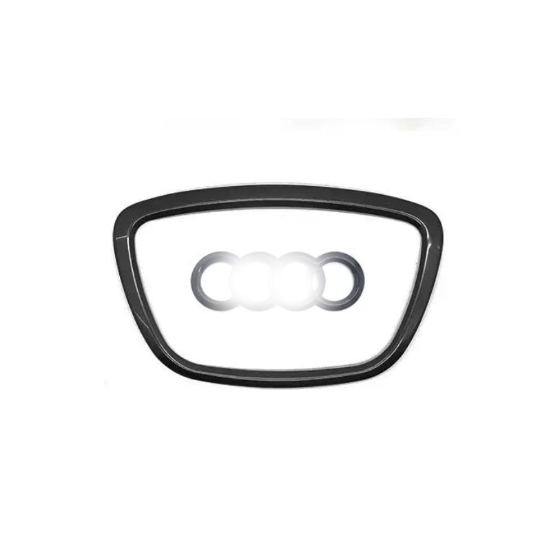 Overlay Protective Steering Wheel Emblem for 2005 - 2011 A6L, A8L, A3, A4L, A5, Q3, Q5, Q7, and A7