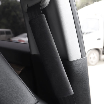 Premium Synthetic Fabric Seat Belt Cover for All Vehicle Models