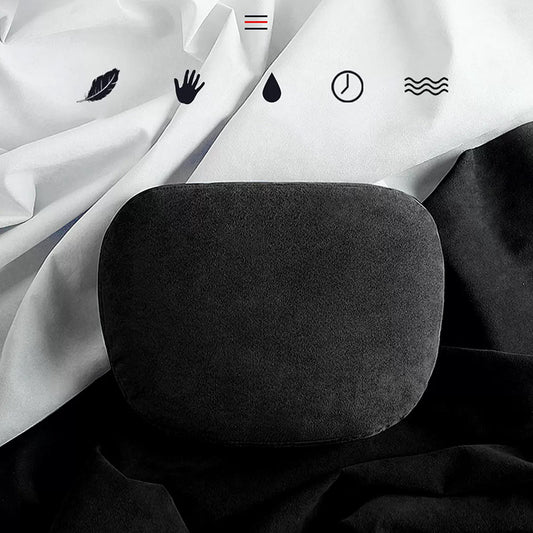 Alcantara Maybach Car Set: Headrest, Neck Pillow, Waist Pillow - Internet Celebrity