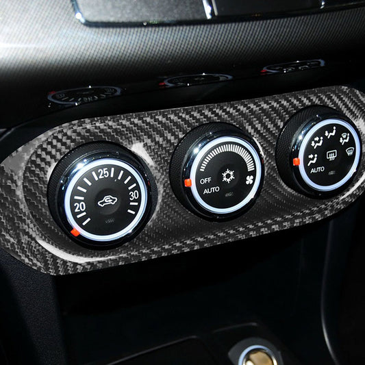 Carbon Fiber AC Panel Cover for Mitsubishi Lancer EVO X Dashboard Interior Trim