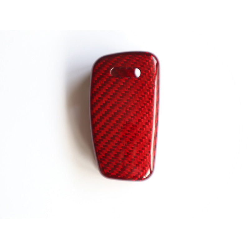 Deluxe Real Carbon Fiber Remote Flip Key Cover Case for Compatible Models