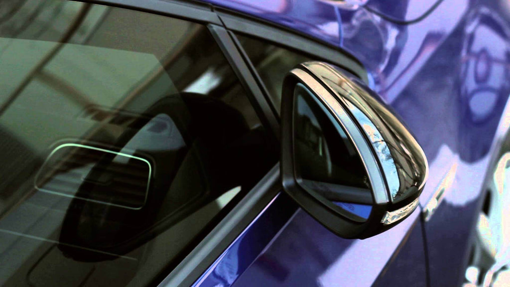 Set of 2) Carbon Fiber Carbon Mirror Caps For VW Golf Mk7 GTI 2013-18