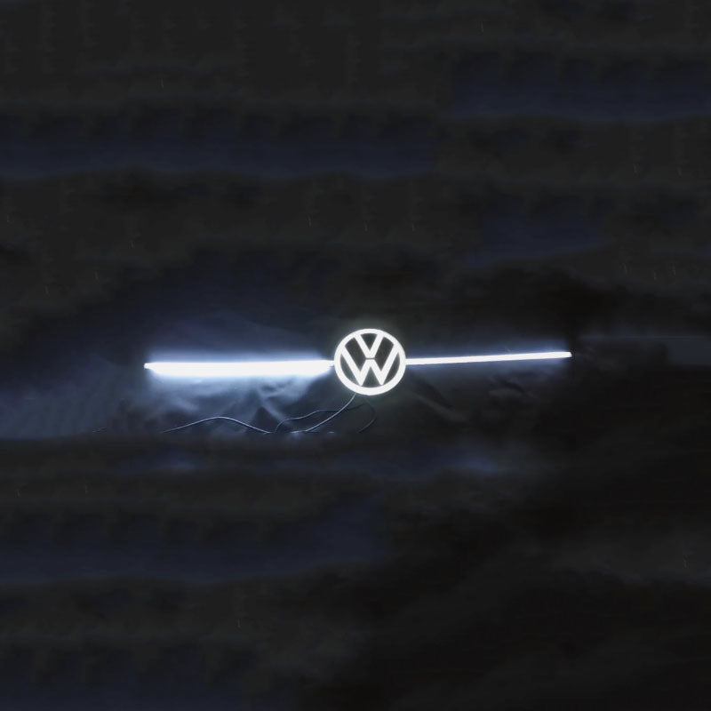 Vw illuminated led car 2024 badge light