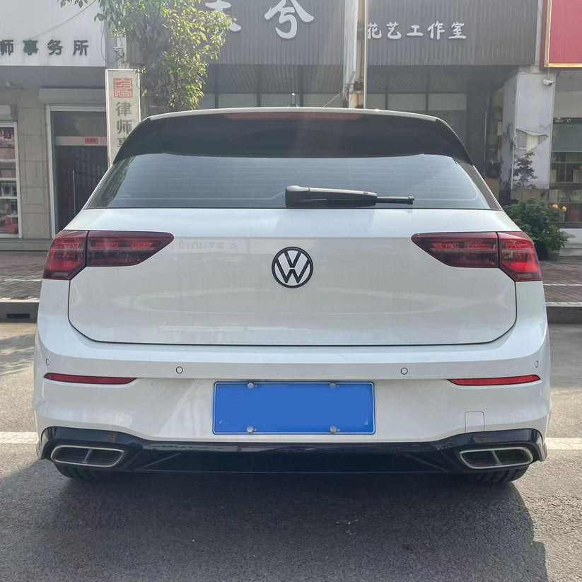 Pinalloy Front and Back Badge Flat White Emblem for VW MK7 Golf7