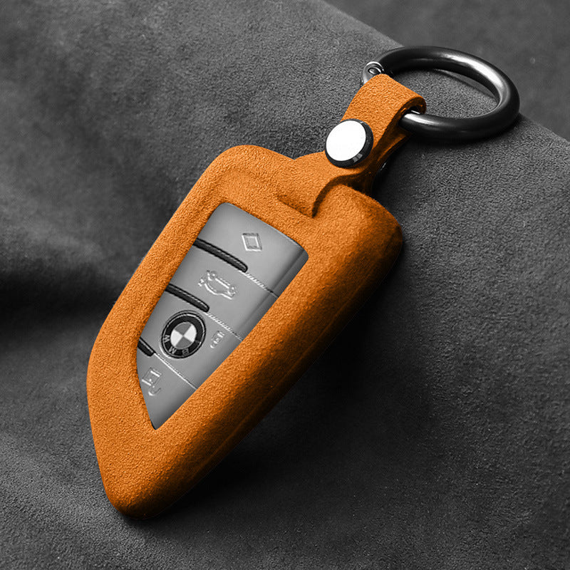 Alcantara Schlüsselhülle (LEK76) passend für Toyota, Citroen