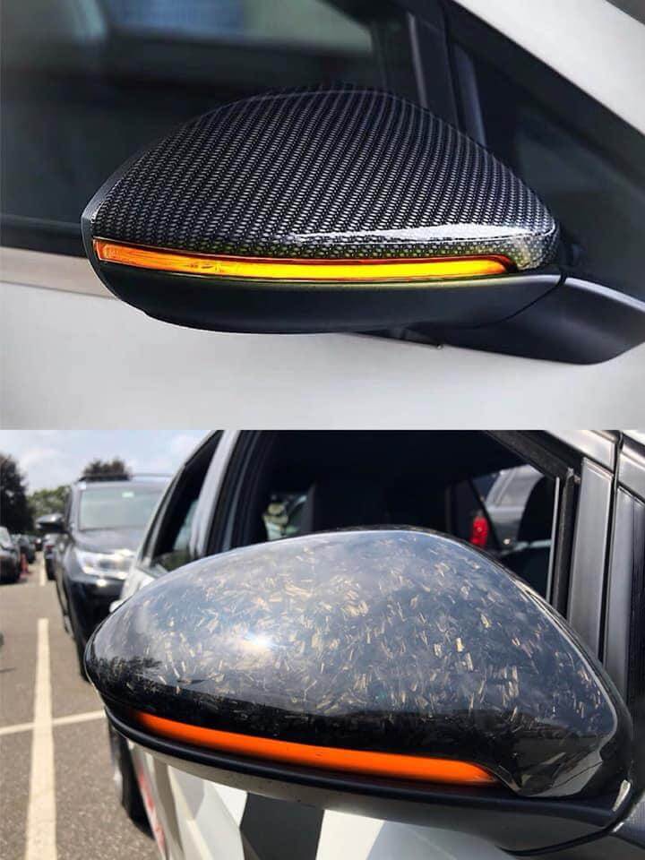 Carbon mirror caps for Volkswagen Golf 5 