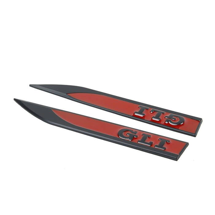 Pinalloy Emblem Chrome Stickers Motion Blade Side Mark Metal Labeling