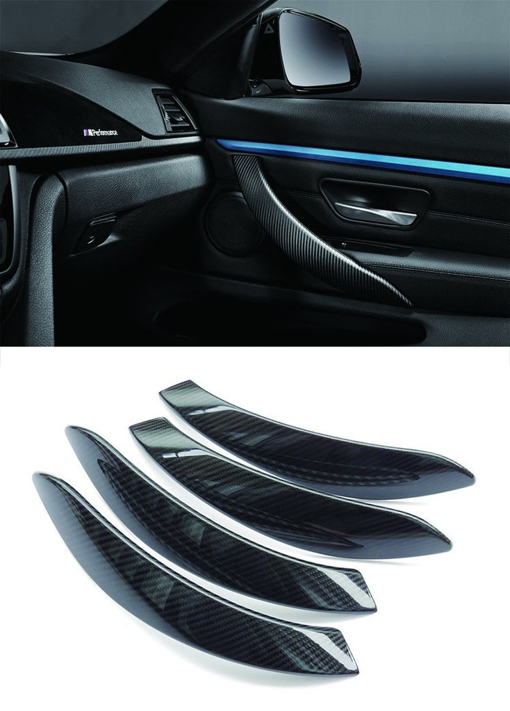 Carbon Fiber Exterior Door Handle Cover Trim For Chevrolet Camaro