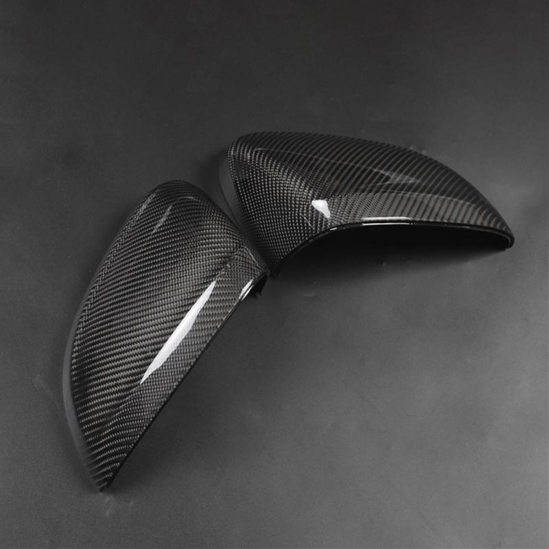 Pinalloy Real Carbon Fiber Replacement Side Mirror Cover For Audi A4 B