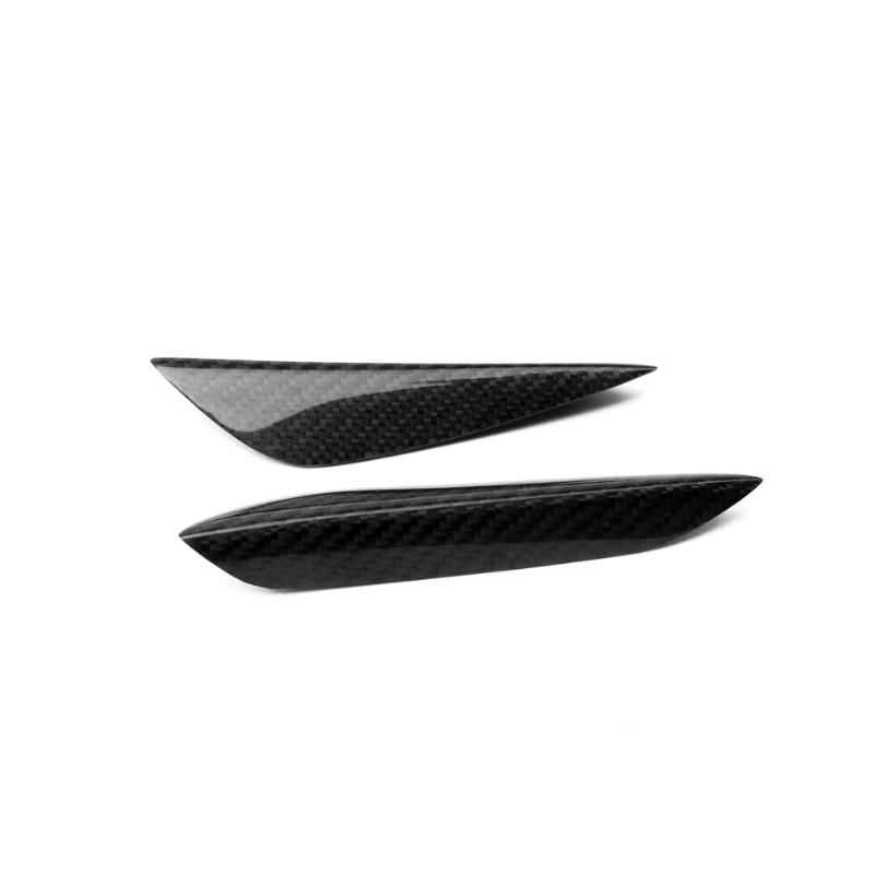 Pinalloy Carbon Fiber Front Bumper Canards Trim For Mercedes Benz A-Class W176 2013-15 - Pinalloy Online Auto Accessories Lightweight Car Kit 