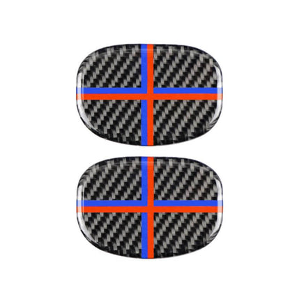 (2pcs per set) ABS Interior carbon fiber cover Seat Back Handle Trim For MINI Cooper F55 F56 (Ver.2)