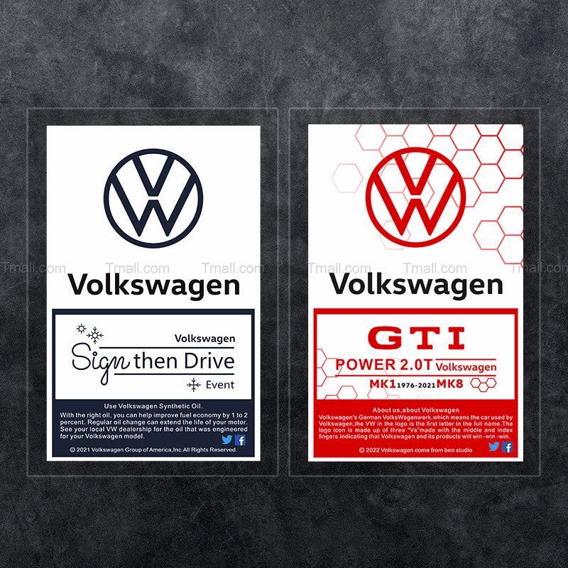  Stickers Volkswagen