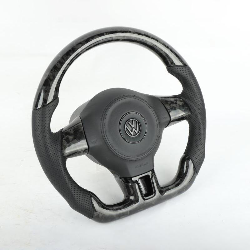 Pinalloy Forged Carbon Fiber Re-manufactured Steering Wheel For VW MK6 (Non multi-function)