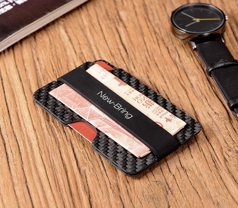 Real Carbon Fiber Anti-Theft Proficient Slim Card Holder Money Bill Clip - Pinalloy Online Auto Accessories Lightweight Car Kit 