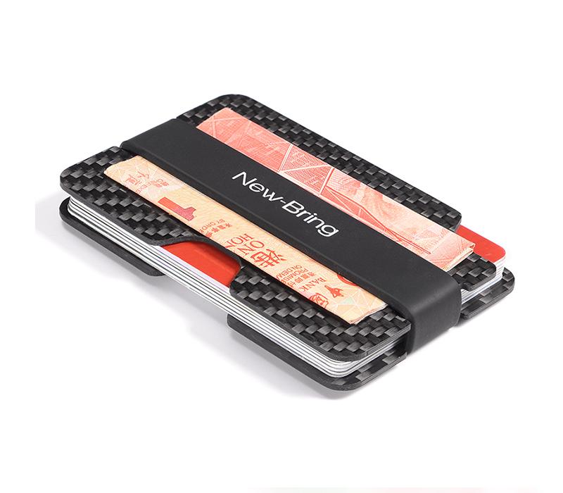 Real Carbon Fiber Anti-Theft Proficient Slim Card Holder Money Bill Clip - Pinalloy Online Auto Accessories Lightweight Car Kit 