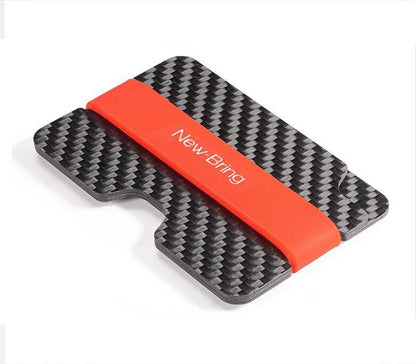 Real Carbon Fiber Anti-Theft Proficient Slim Card Holder Money Bill Clip - Pinalloy Online Auto Accessories Lightweight Car Kit 